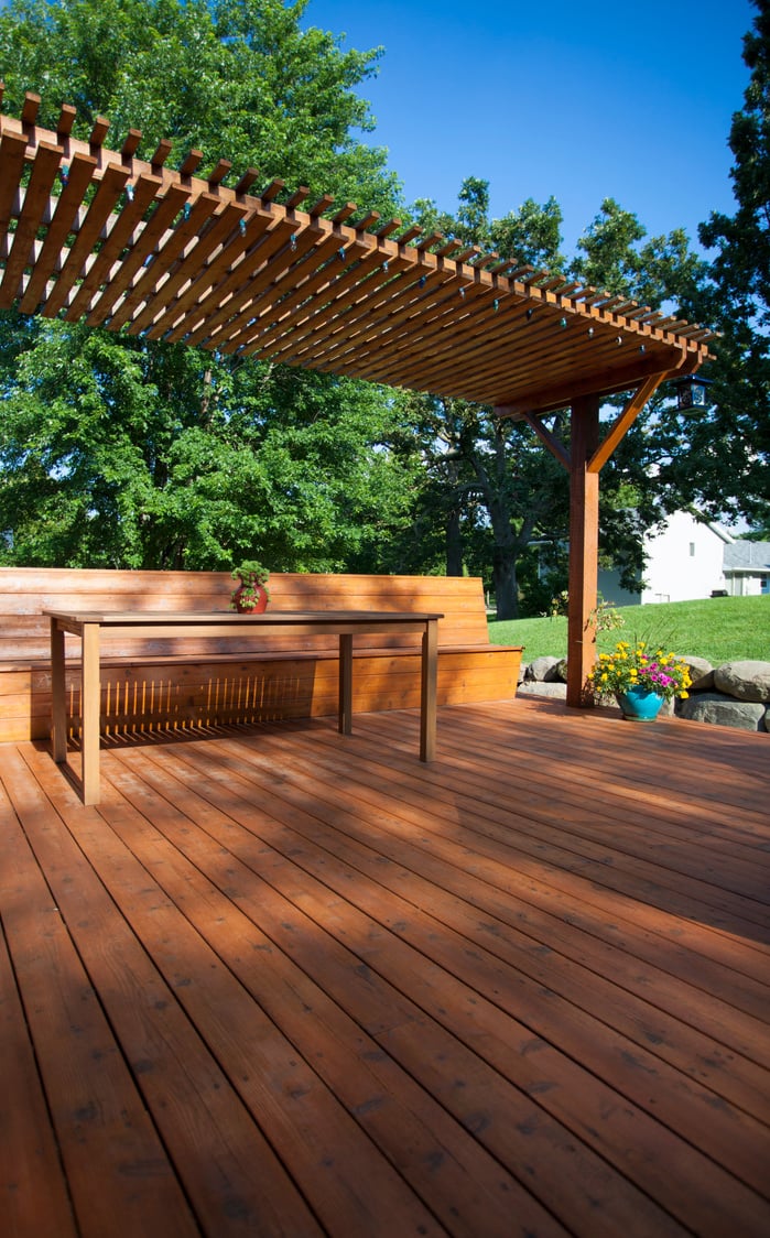 Backyard Deck View